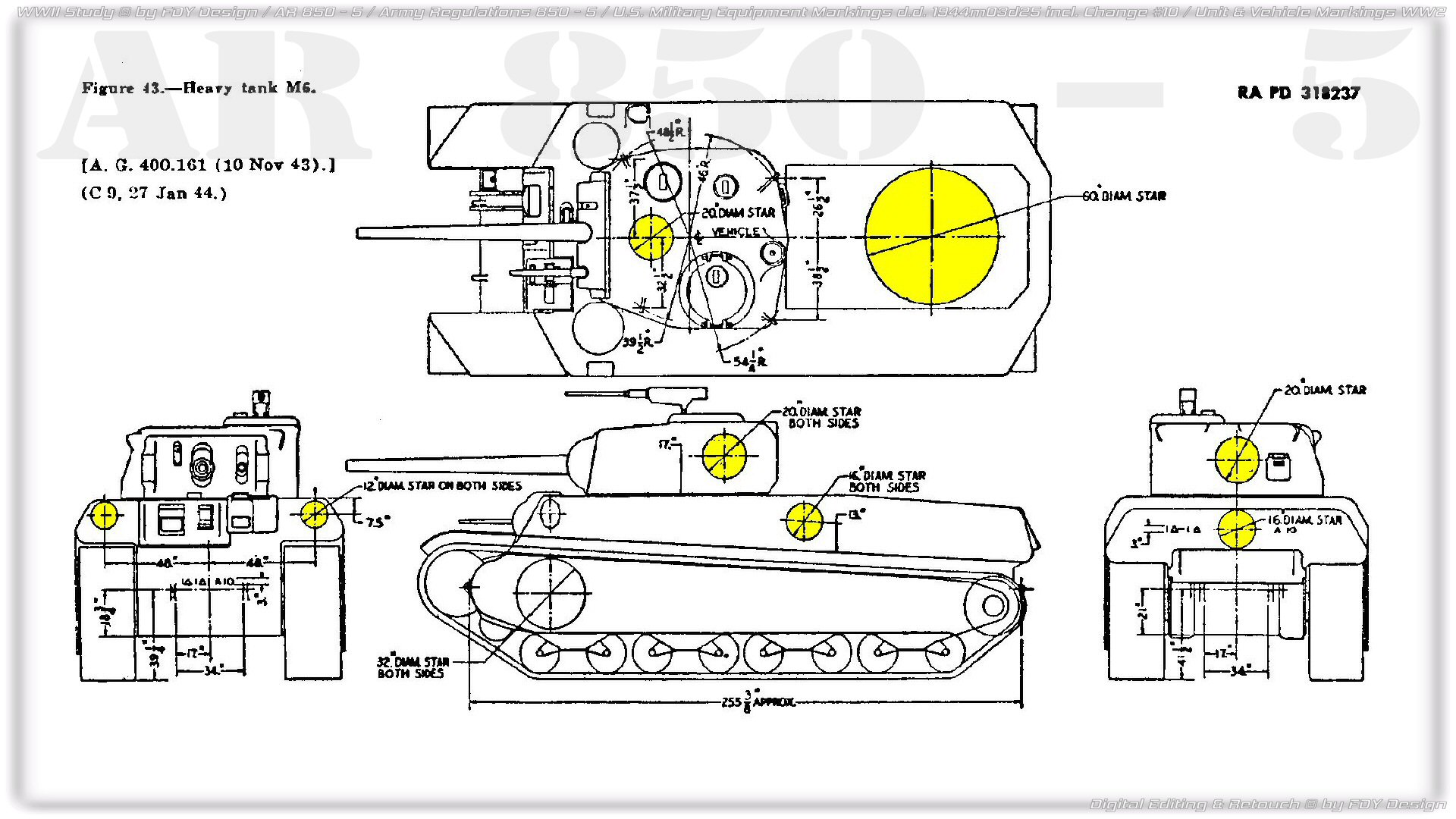 FDYdesign WW2VM 1944 Fig43 Heavy Tank M6