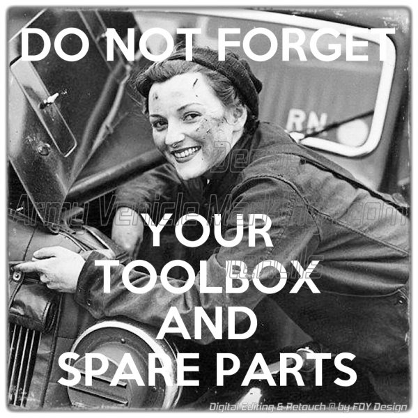 1942 / 1943 UK Navy - Working Women - Toolbox & Spare Parts